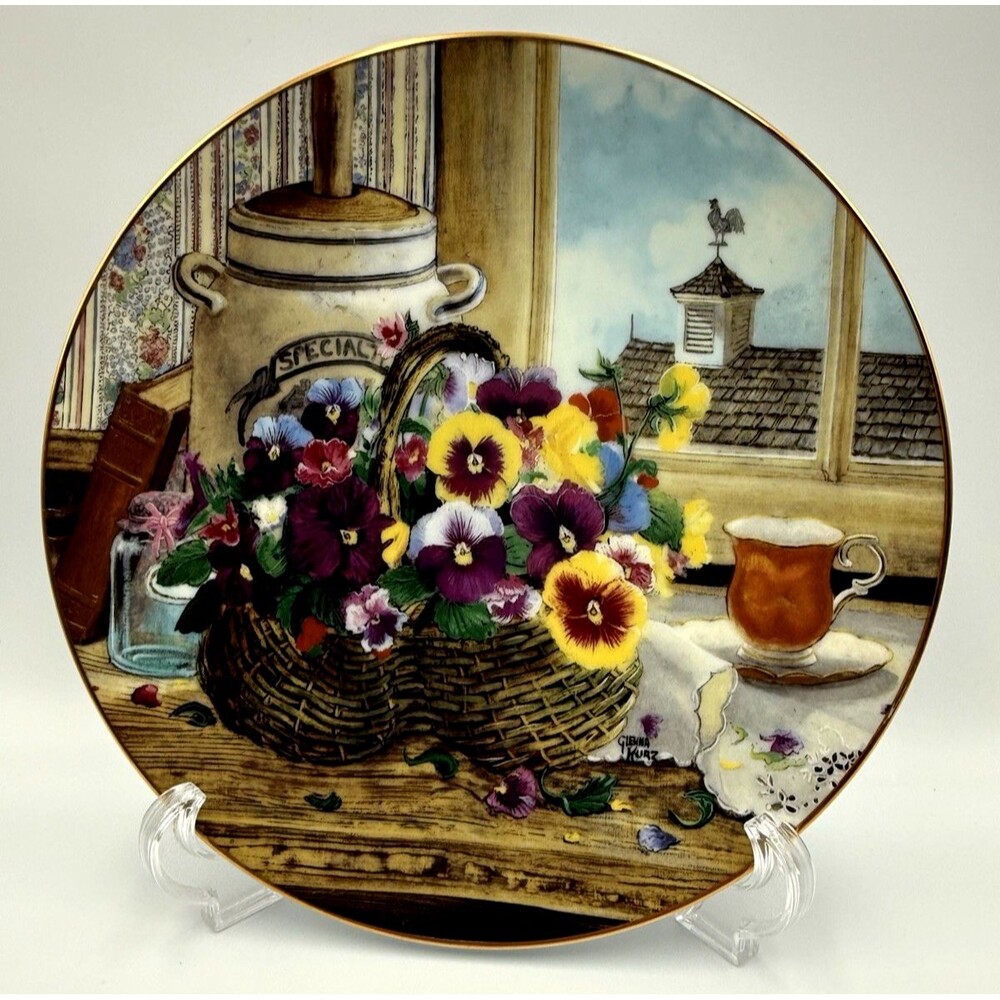 W. L. George Limited Edition Collector Plate, 8-1/2," "Gardner's Delight."